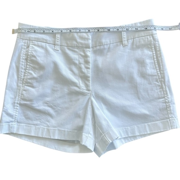 NEW J. CREW 4" stretch chino short Flat Front Side Pockets in White Size 4 - Picture 6 of 9
